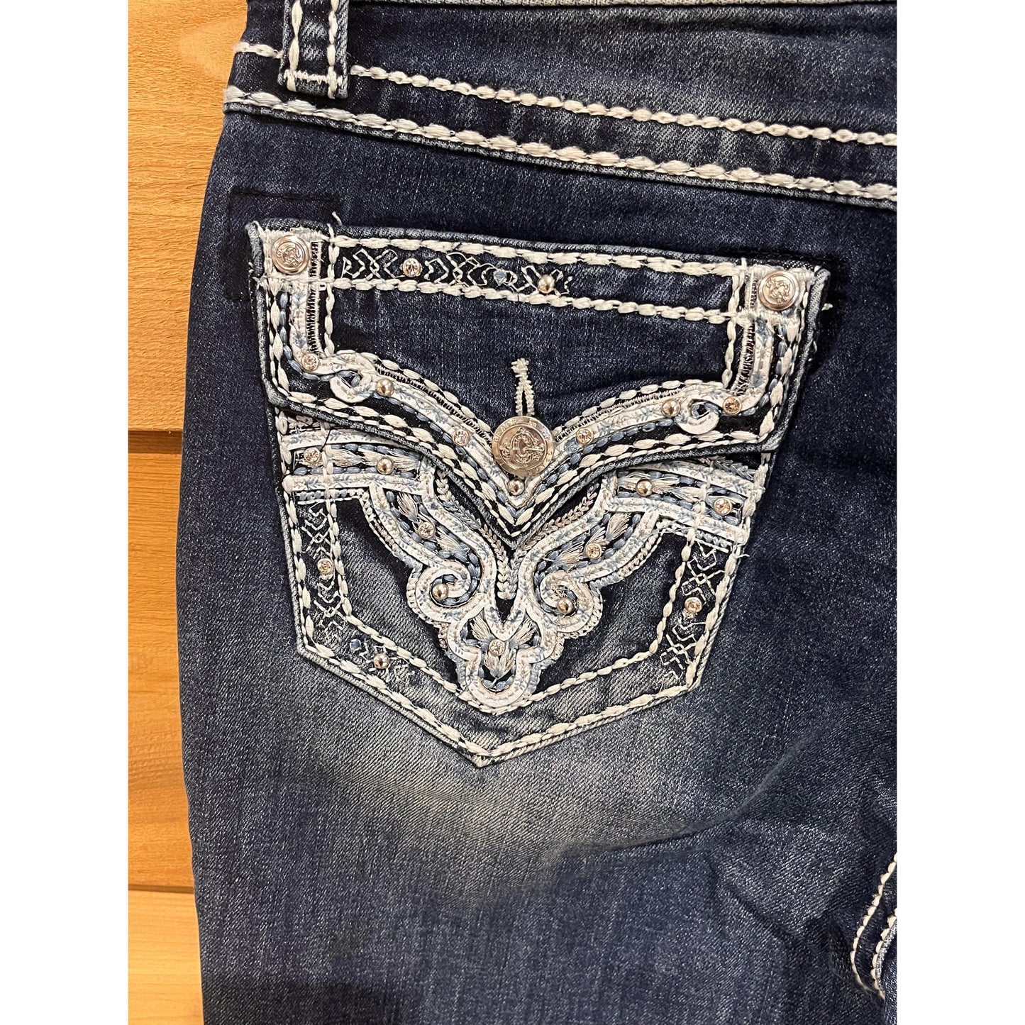 Grace in LA Women's Heavy Stitched Jeans