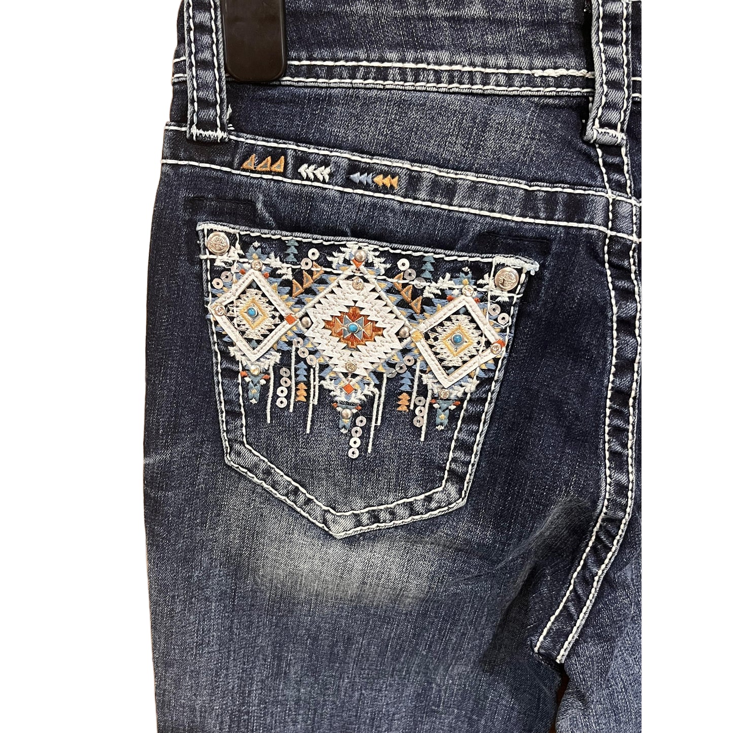 Grace in LA Women's Aztec Modify Jeans