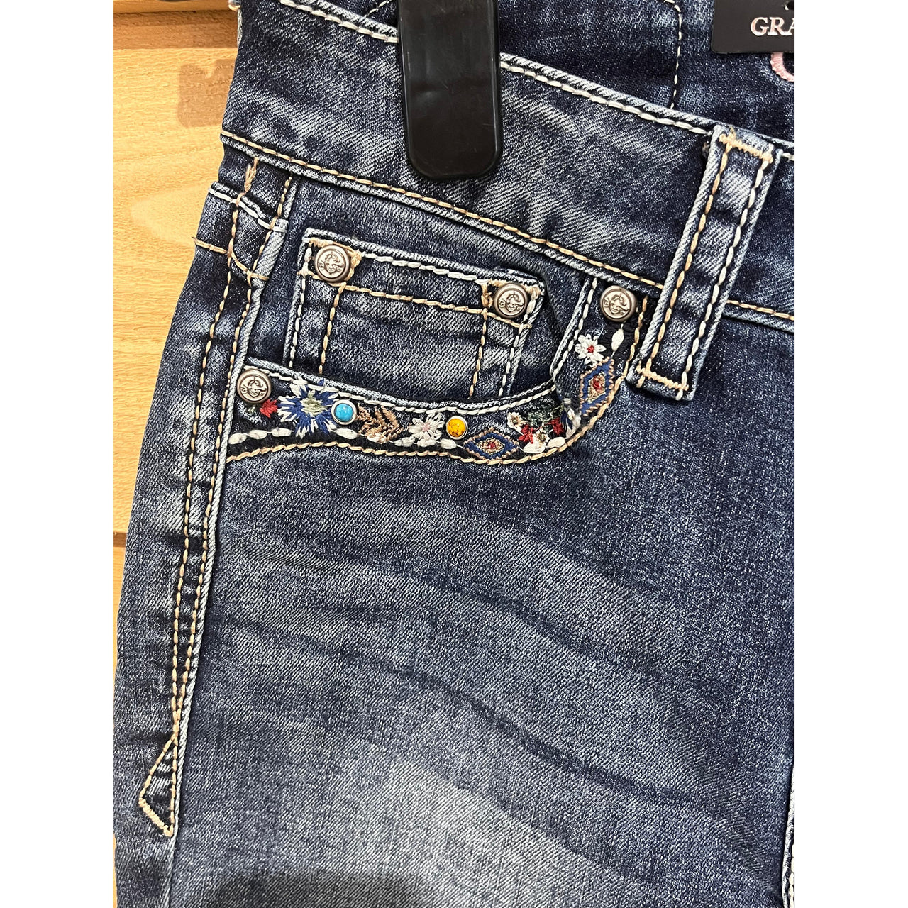 Grace in LA Women's Horseshoe Jeans