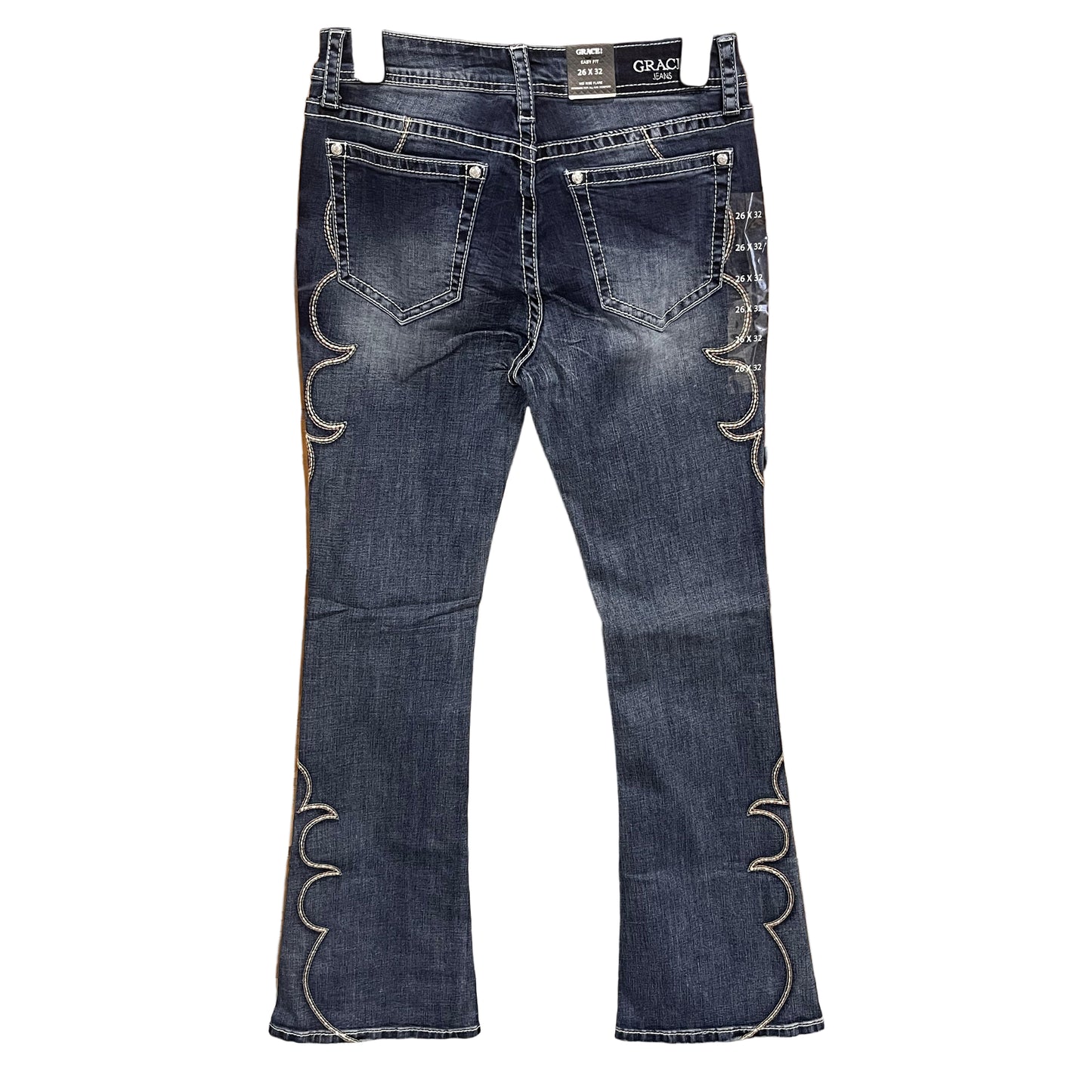 Grace in LA Women's Simple Emb on Jeans