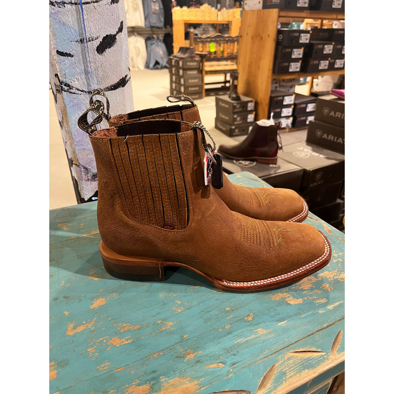 Rock'em Besserro Men's Rhino Square Toe Boots