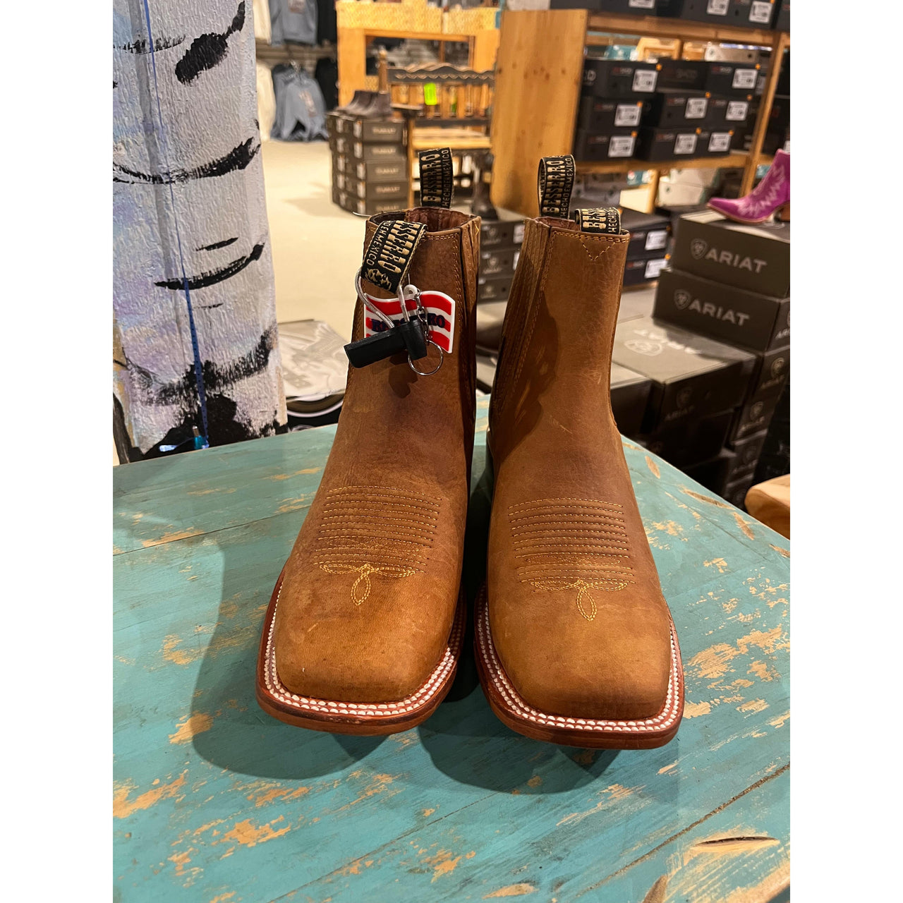 Rock'em Besserro Men's Rhino Square Toe Boots