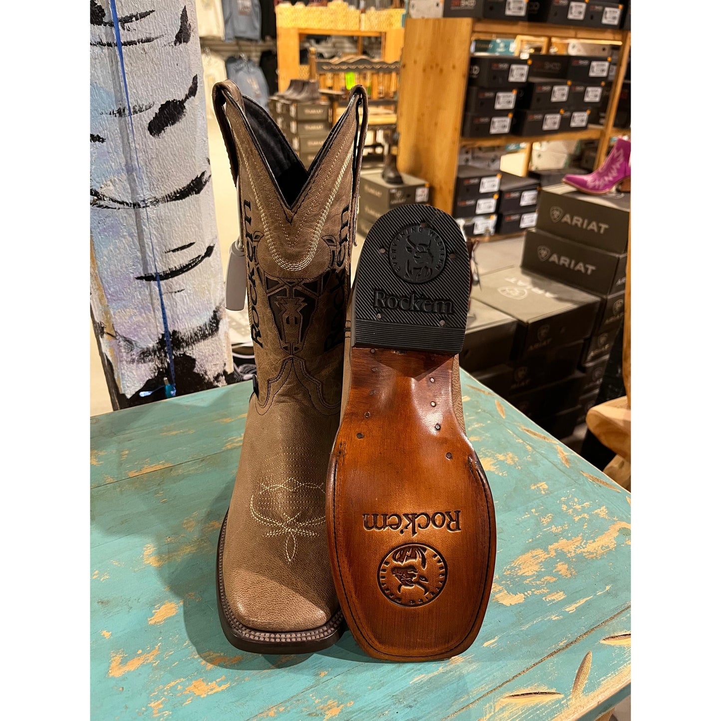 Rock'em Men's Cabra Orix Western Boots