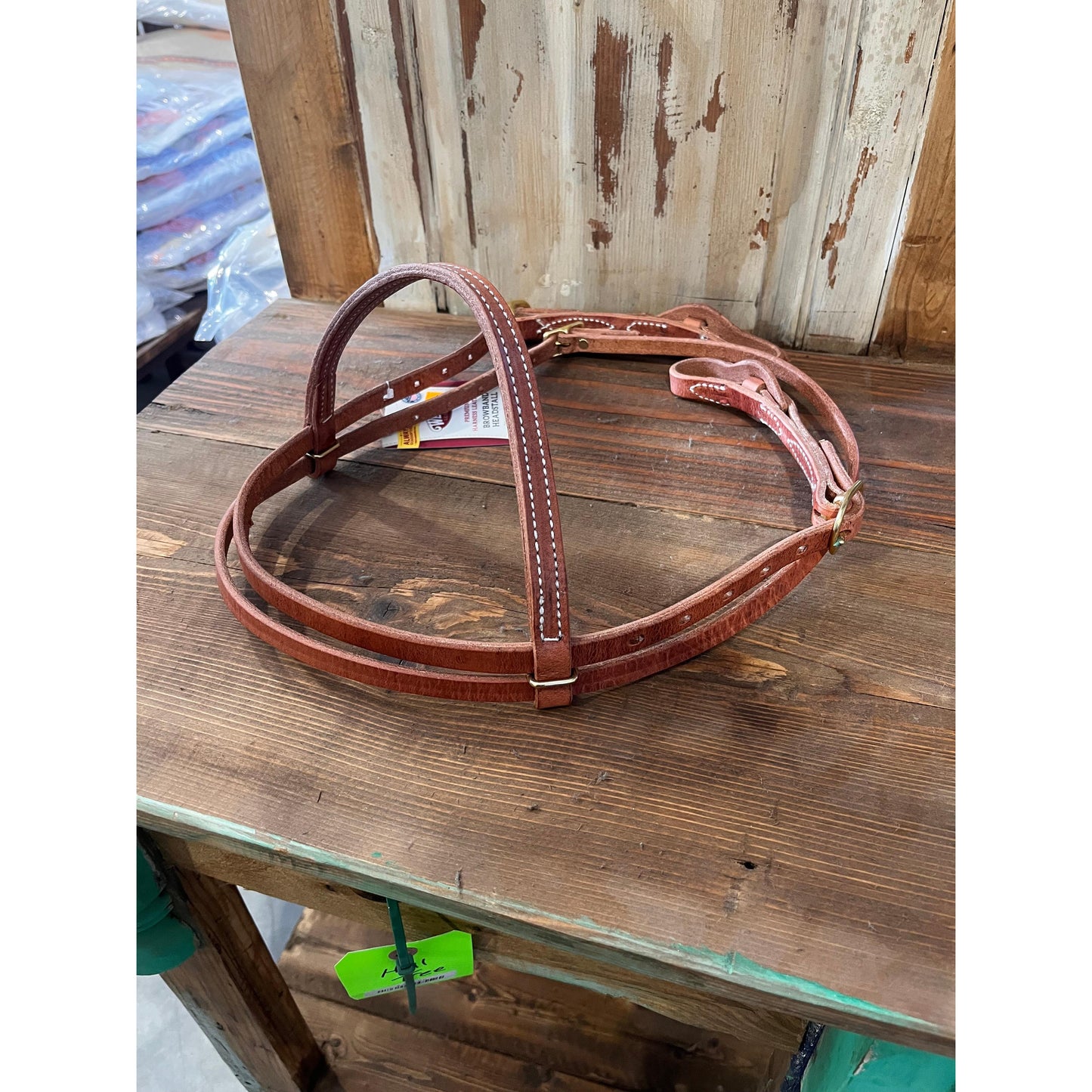 Weaver Leather Quick Change Headstall with Leather Tab Ends- Horse Size
