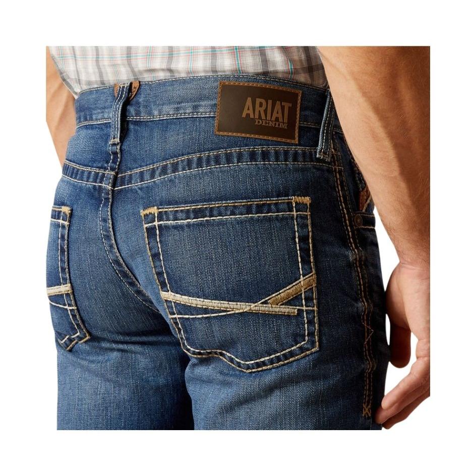 Ariat Men's M5 Straight Bucklin Straight Leg Jean- Pismo