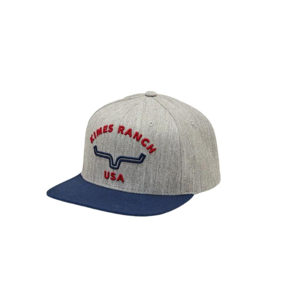 Kimes Arched Trucker Cap - Grey Heather