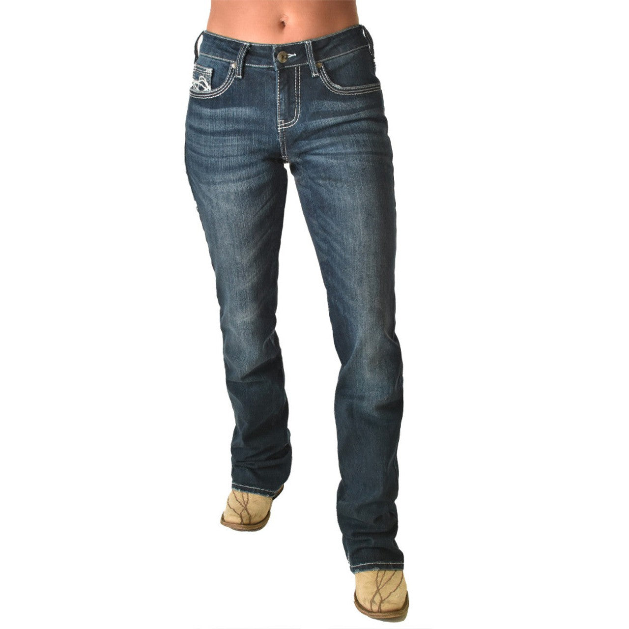 Cowgirl Tuff Women's Another Level Jeans - Medium Wash