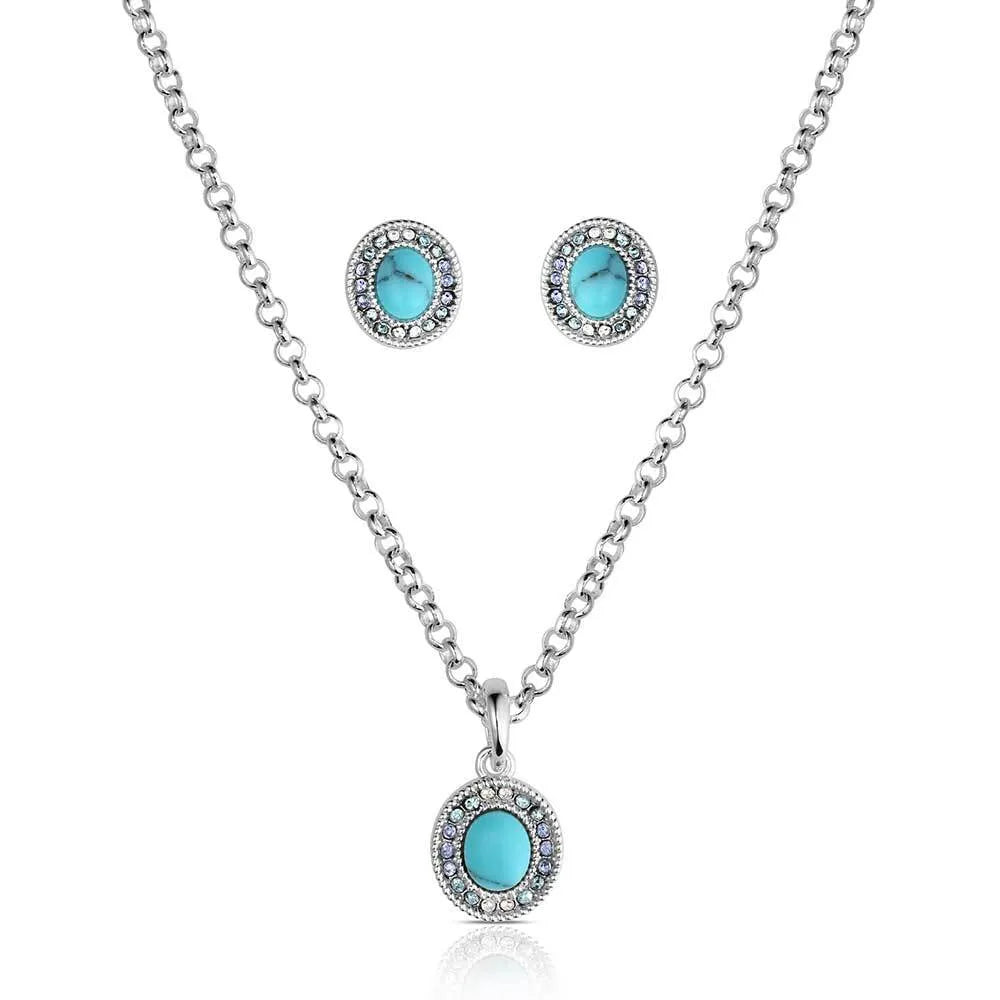 Montana Silversmiths Northern Sky Turquoise Jewelry Set