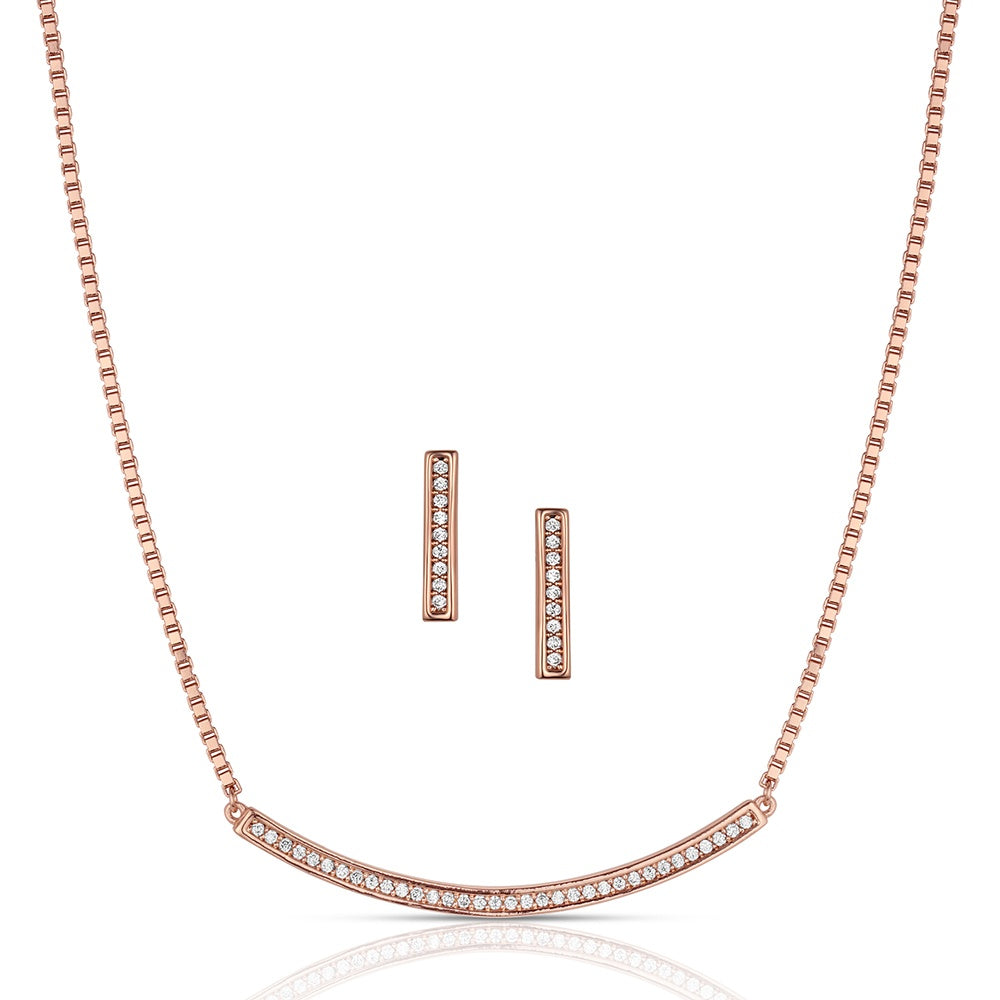 Montana Silversmiths Set the Bar Crystal Jewelry Set