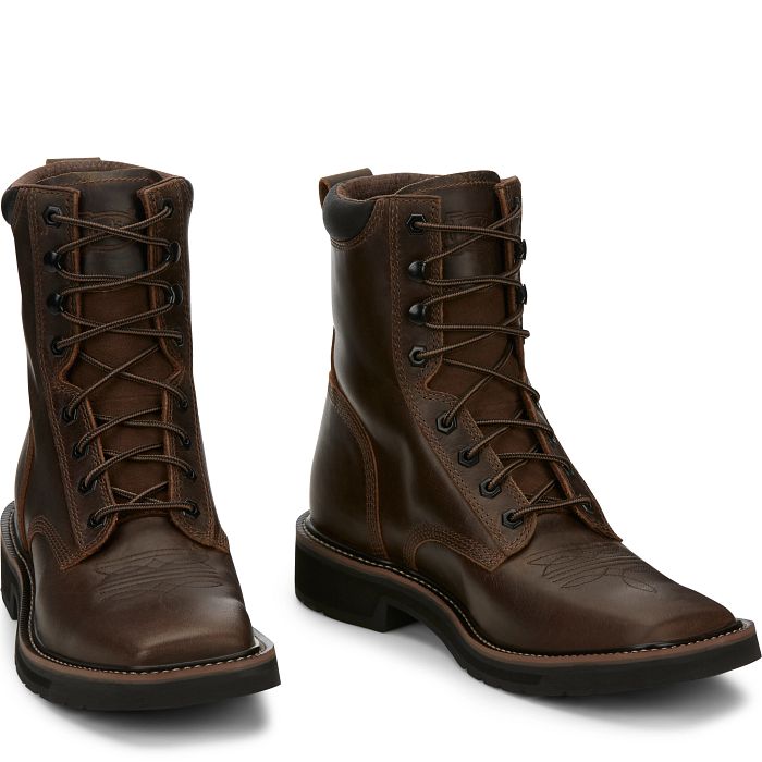 Justin Men's Pully 8" Work Boot - Irvine Tack & Western Wear