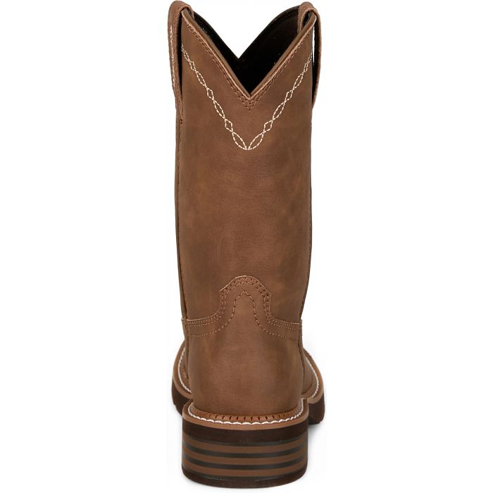 Justin Women's 10" Lillie Western Boot- Brown