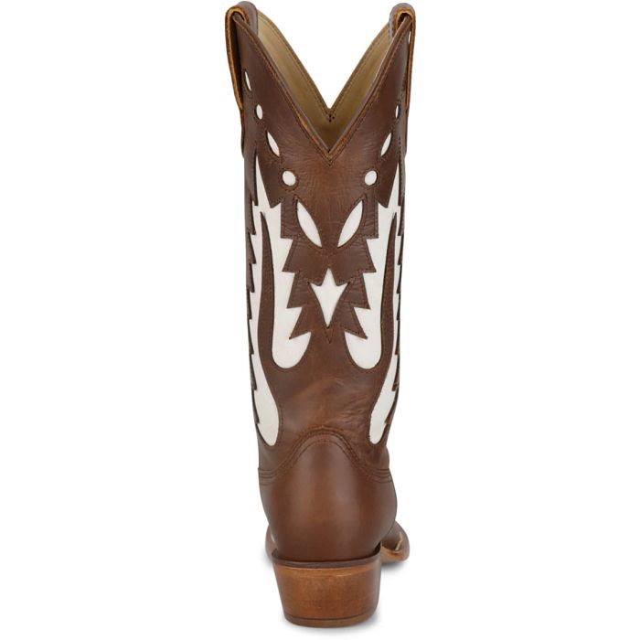 Justin Women's Faye 13" Western Boot- Chocolate
