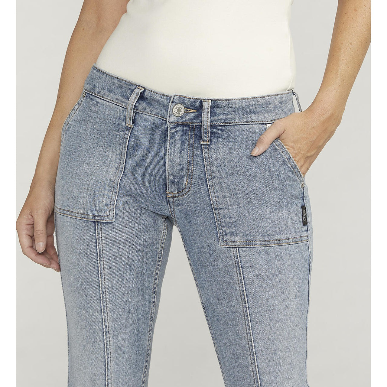 Silver Women's Low Rise Bootcut Jeans