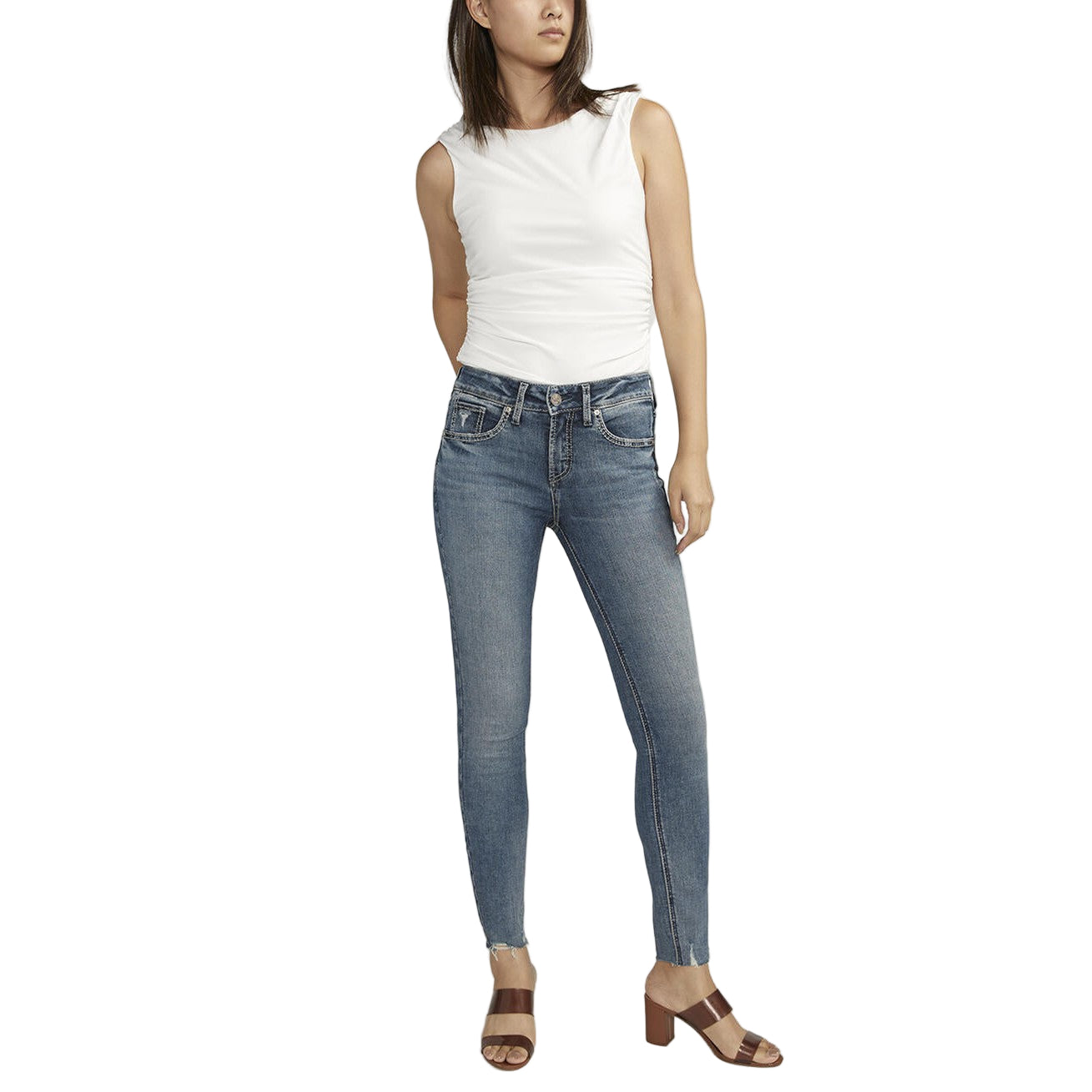 Silver Women's Suki Mid Rise Skinny Jeans
