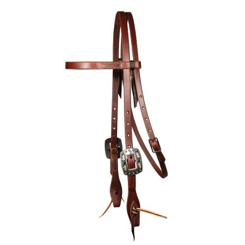Professional Choice Ranch Headstall Brow 5/8 Feather