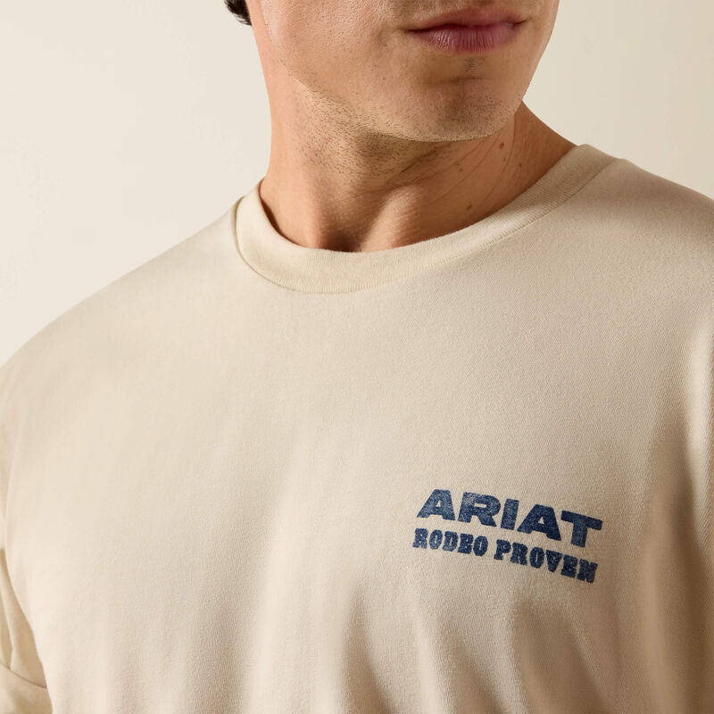 Ariat Men's Proven Stamp Classic Fit Tee Shirt - Natural