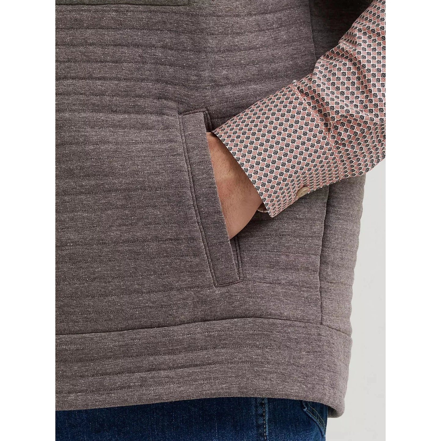 Wrangler Men's George Strait Zip Front Solid Knit Vest - Camel