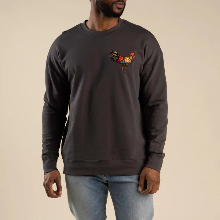 Sendero Men's Yardbird Long Sleeve Sweatshirt - Vintage Black