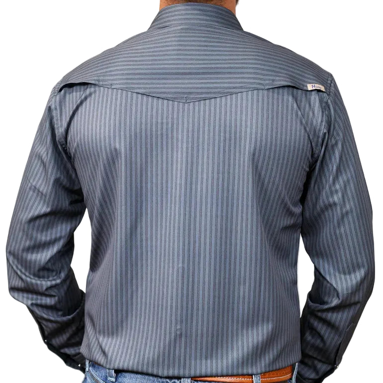 Brand Cowboy Men's The Rope & Range Long Sleeve Shirt - Gray