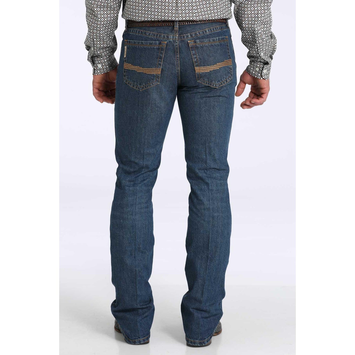 Cinch Men's Ian Mid Rise Slim Boot Jeans - Dark Stone