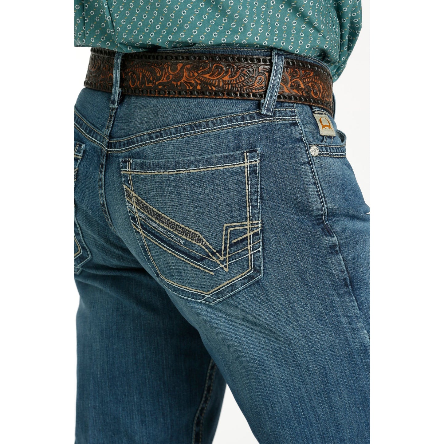 Cinch Men's Ian Medium Stone Wash Jeans