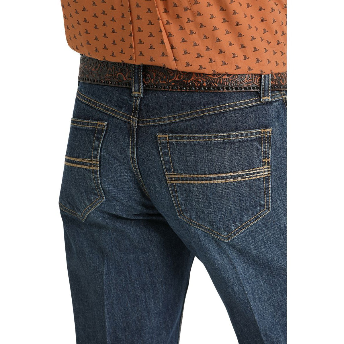 Cinch Men's Relaxed Fit Carter Jeans- Medium Wash