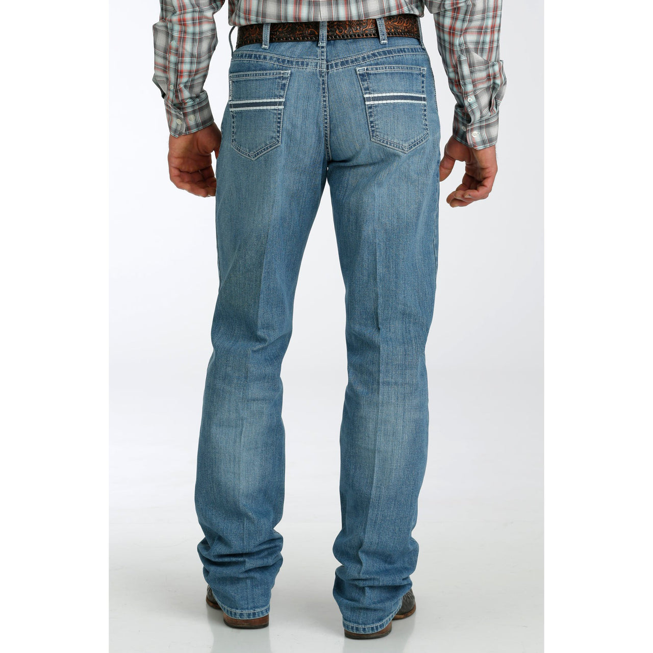 Cinch Men's White Label Medium Stone Jeans
