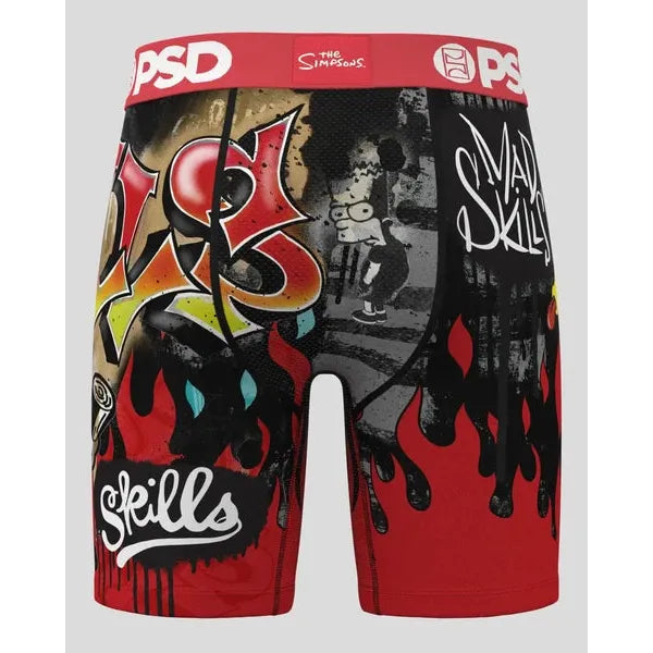 PSD Underwear Men's The Simpsons/Bart Skills Underwear - Multicolor