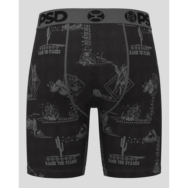 PSD Underwear Men's Hooey Gambler Underwear - Black/Grey