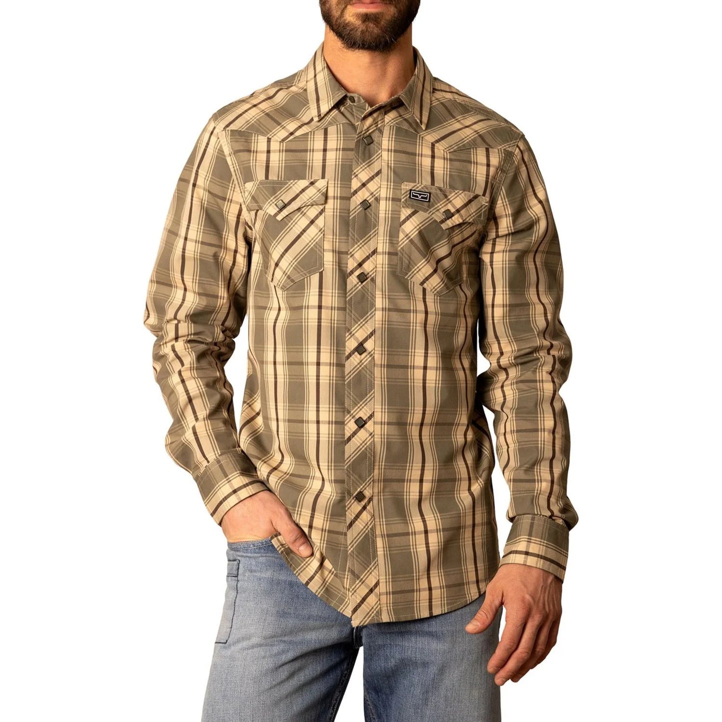 Kimes Men's Long Sleeve Frank Dress Shirt - Multiple Colours