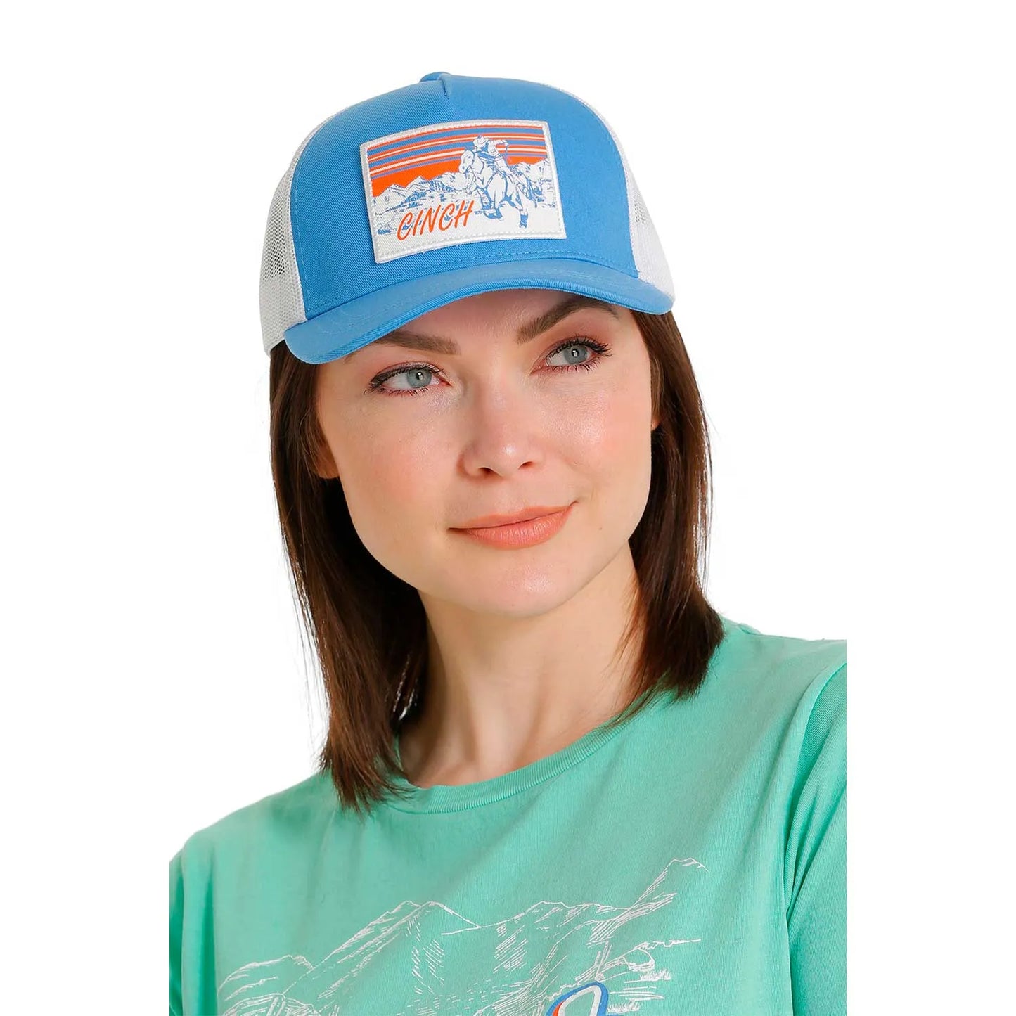 Cinch Women's Trucker Cap Blue