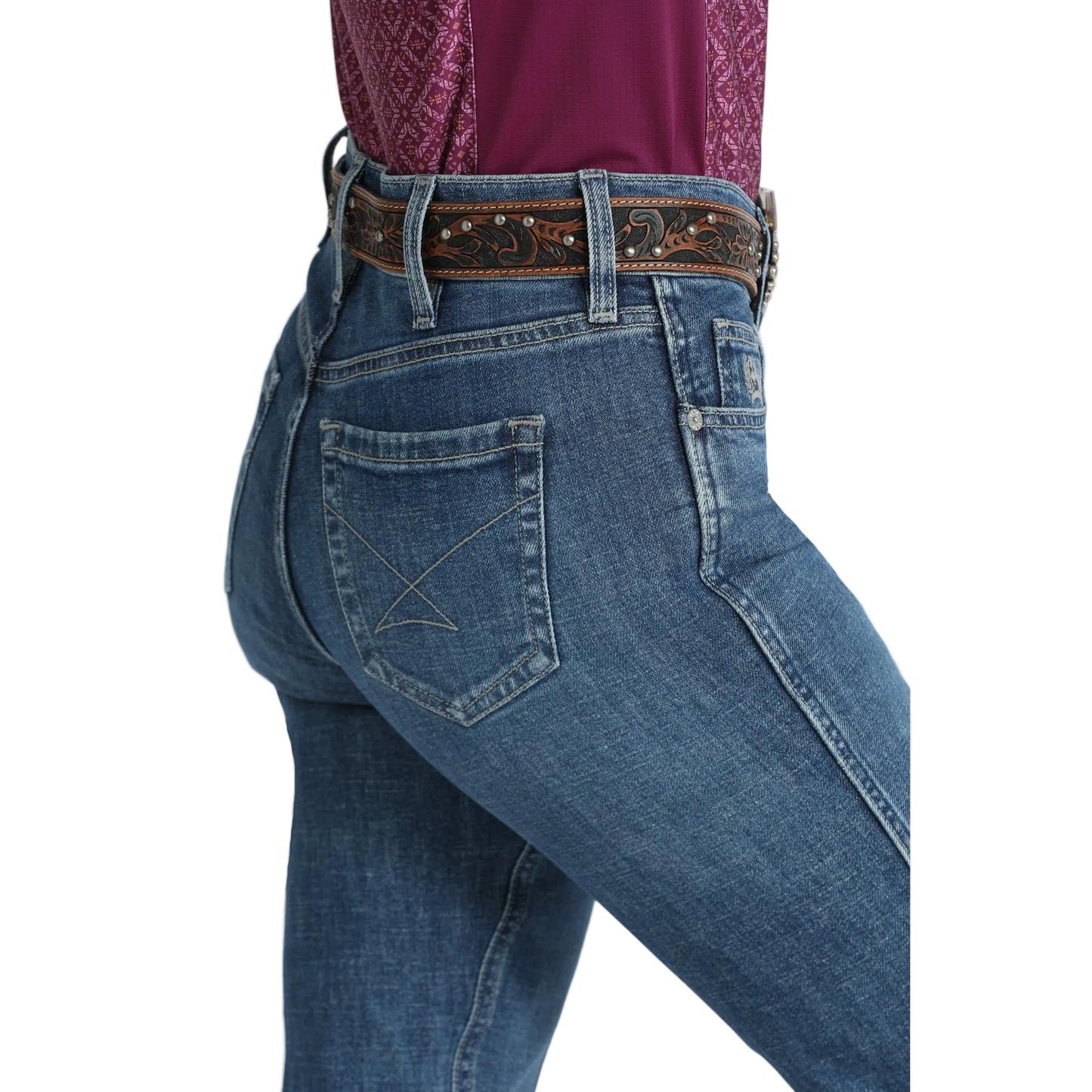 Cinch Women's Classic High Rise Boot Cut Jean - Medium Stone