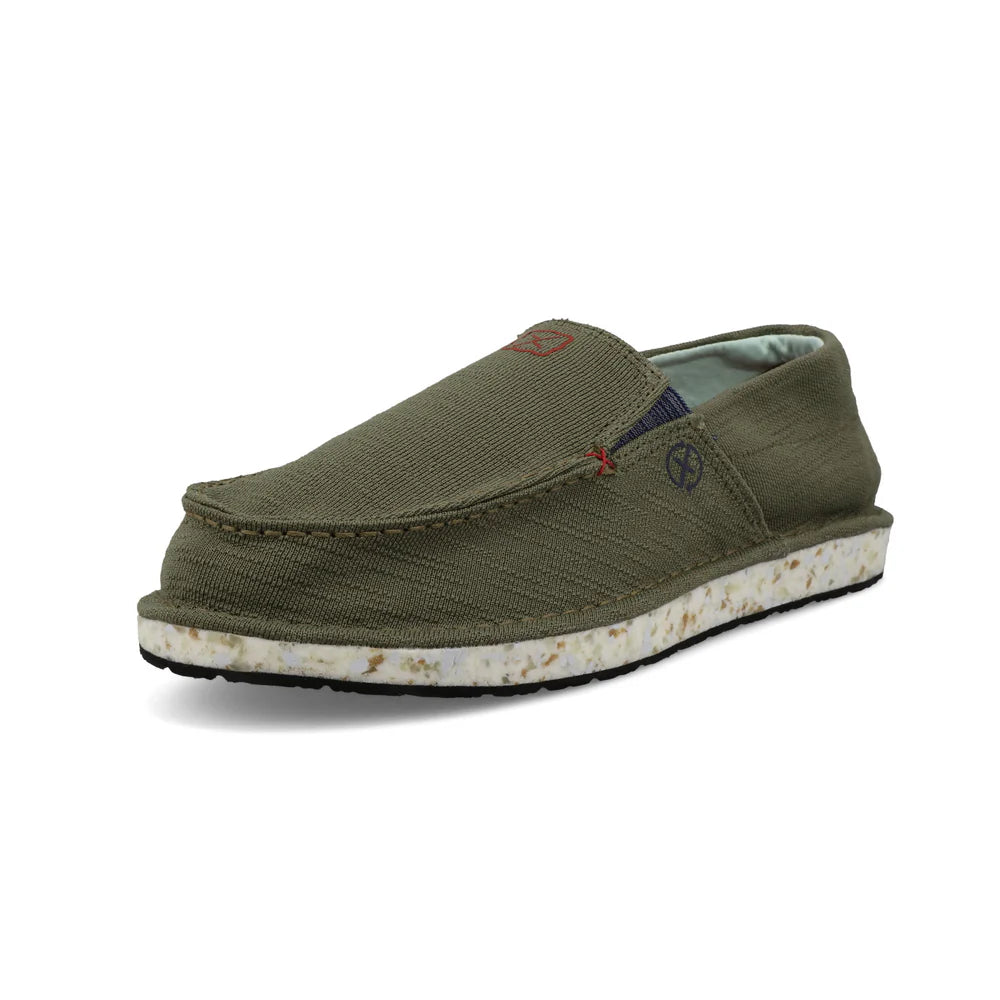 Twisted X Men's Circular Project Boat Shoe - Green