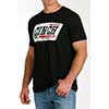 Cinch Men's Short Sleeve Tee Shirt - Black