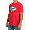 Cinch Men's Short Sleeve Tee Shirt - Red