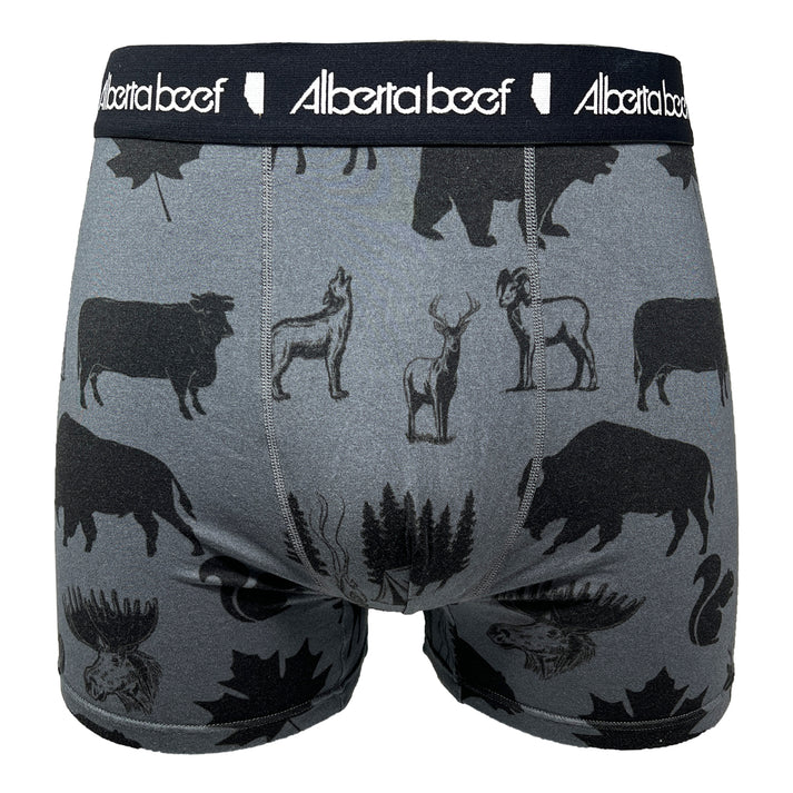 Berta Beef Men's Underwear Wallpaper - Grey - Irvine Tack & Western Wear