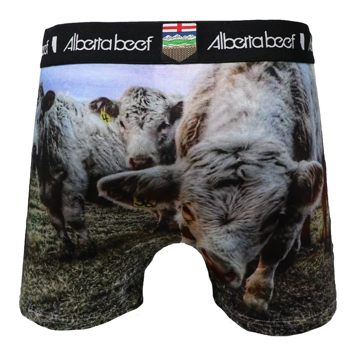 Berta Beef Men's Underwear Posse - White/Grey/Brown