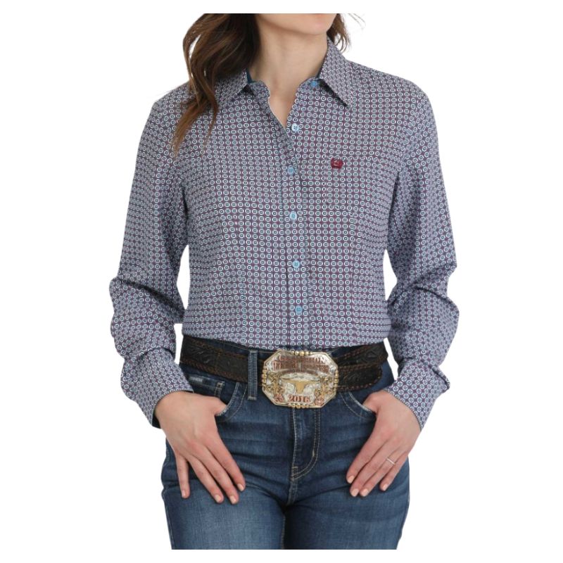 Cinch Women's Long Sleeve Western Shirt-Multi