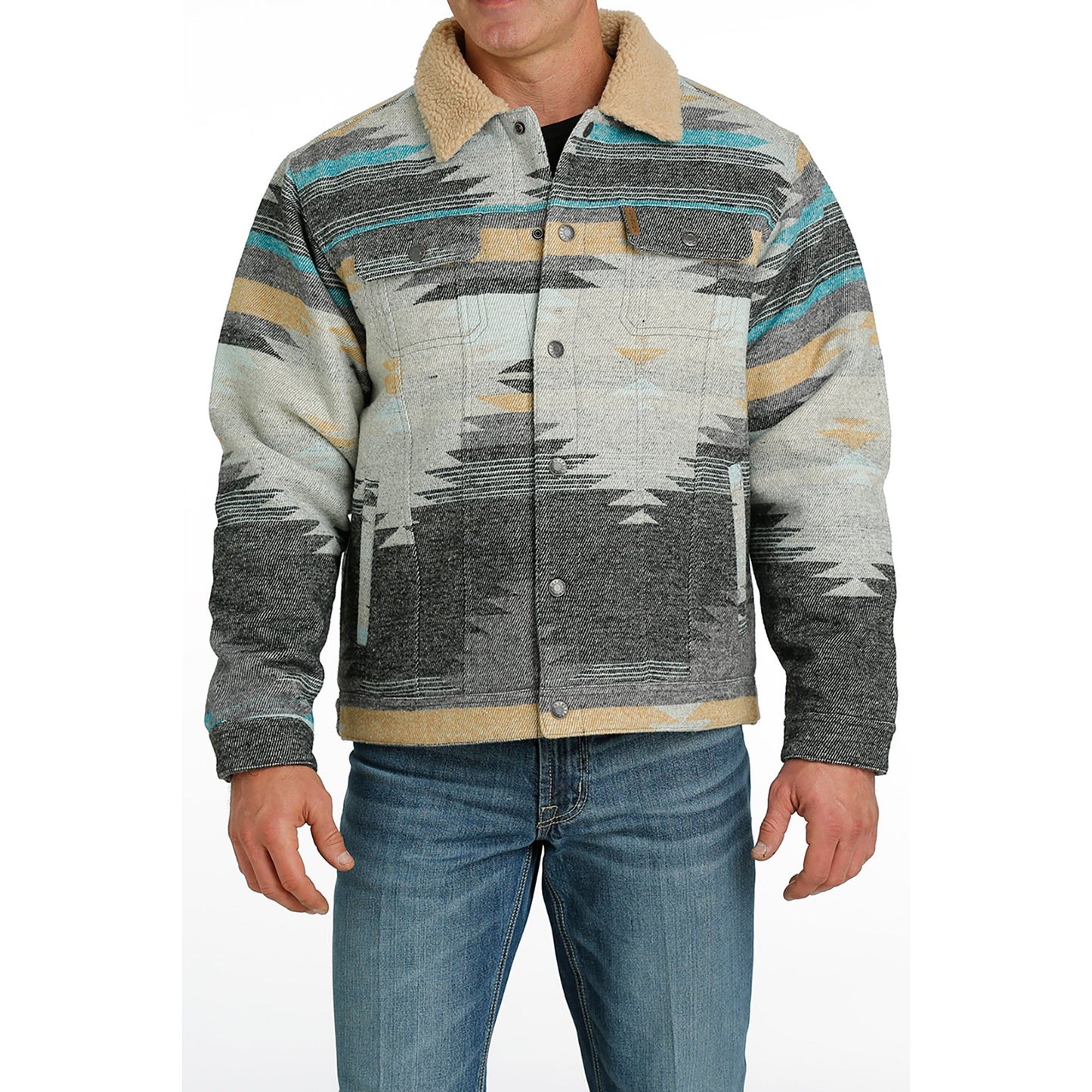 Cinch Men's Wooly Trucker Jacket - Multi