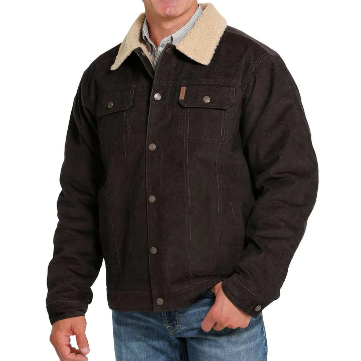 Brown cord trucker sales jacket