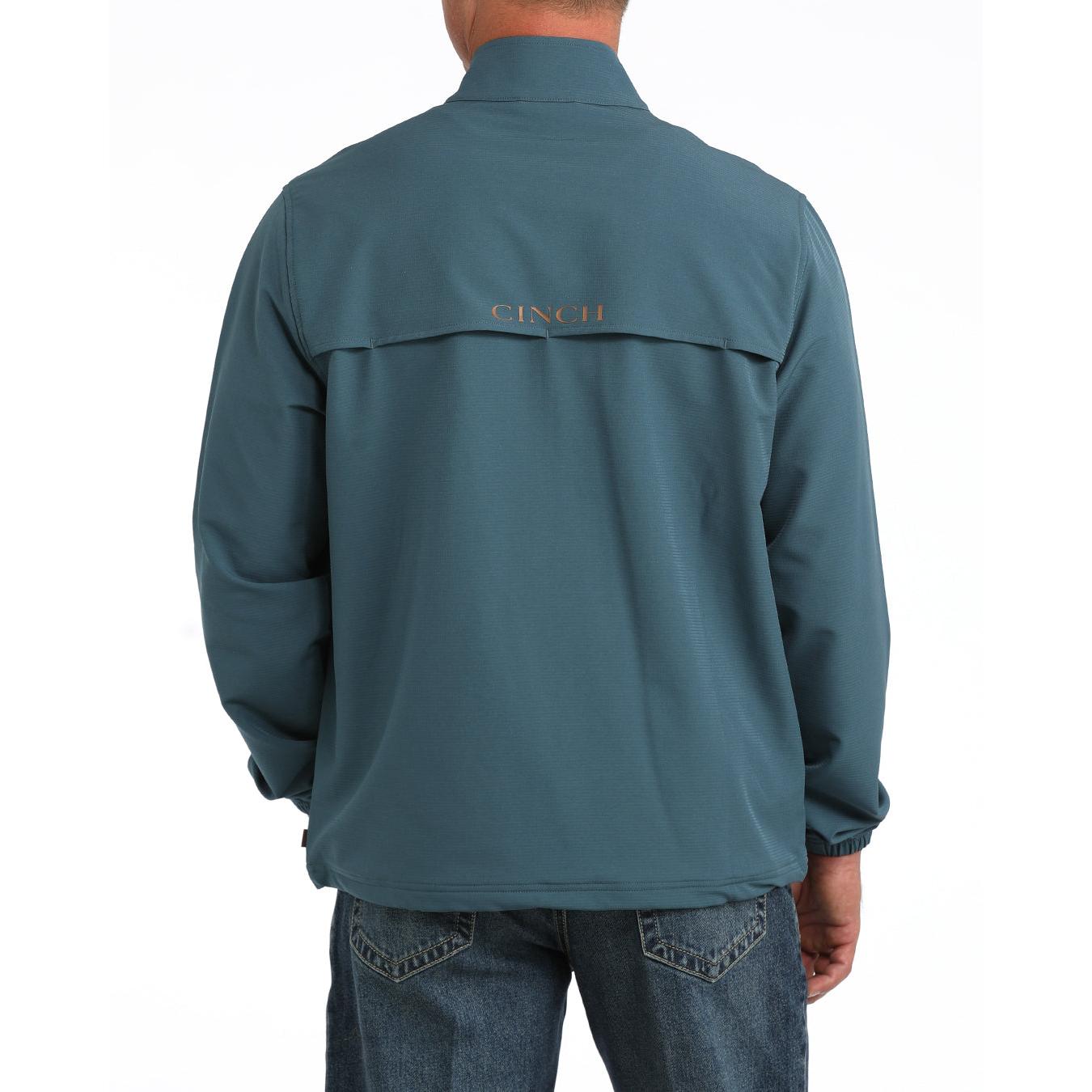 Cinch Men's Half-Zip Windbreaker - Teal