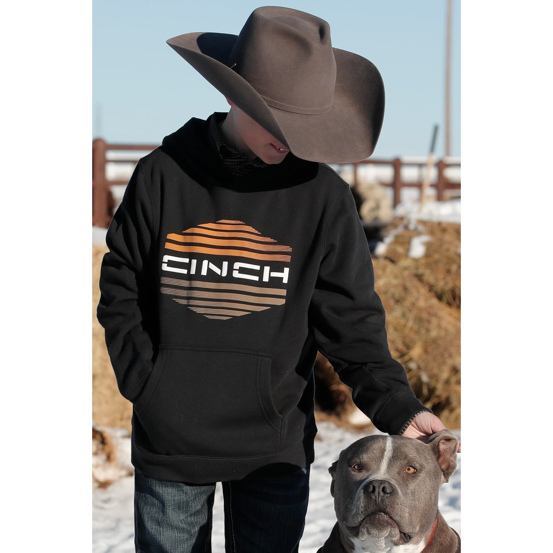 Cinch pullover clearance hoodie