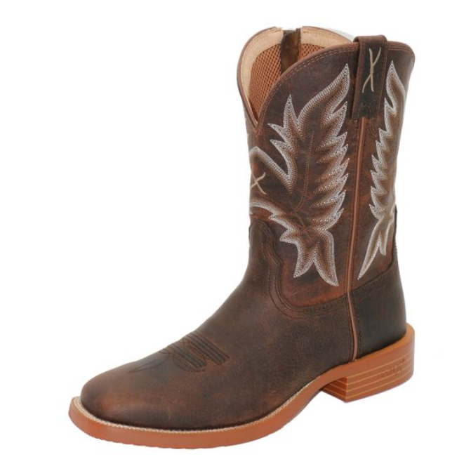Twisted X Men's Tech Western Boots - Brown/Adobe