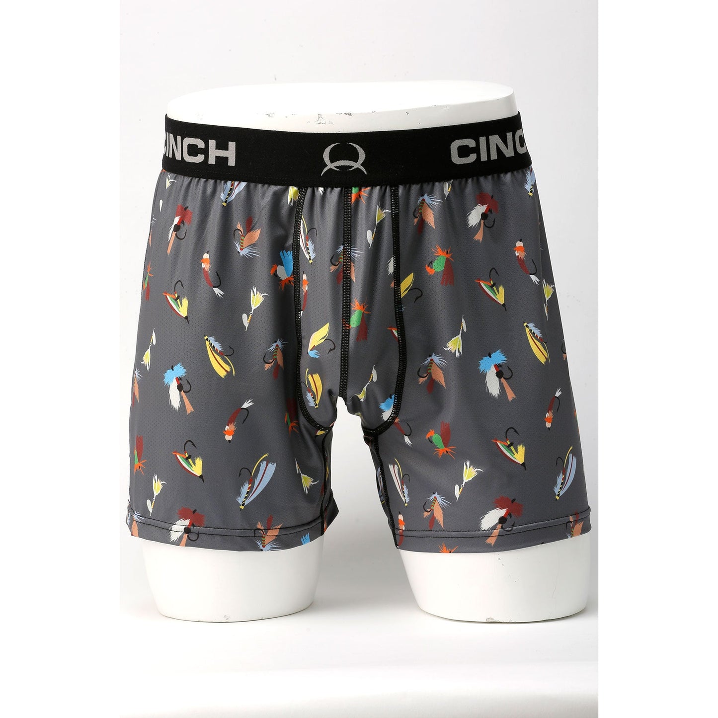 Cinch Loose Fit Flies Boxer-Grey