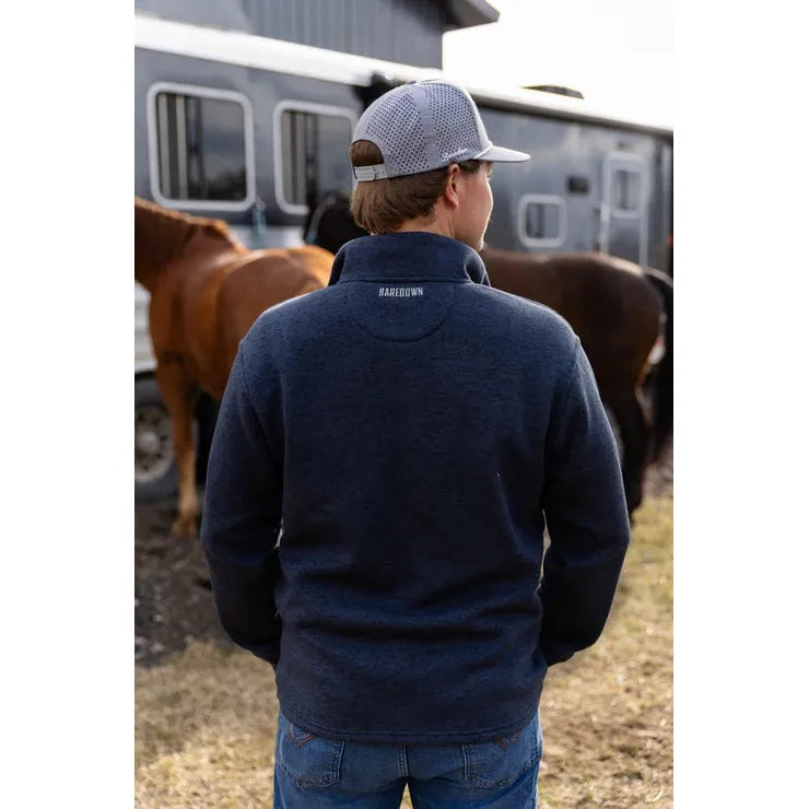 Baredown Brand Men's Peak Long Sleeve 1 4 Zip Pullover