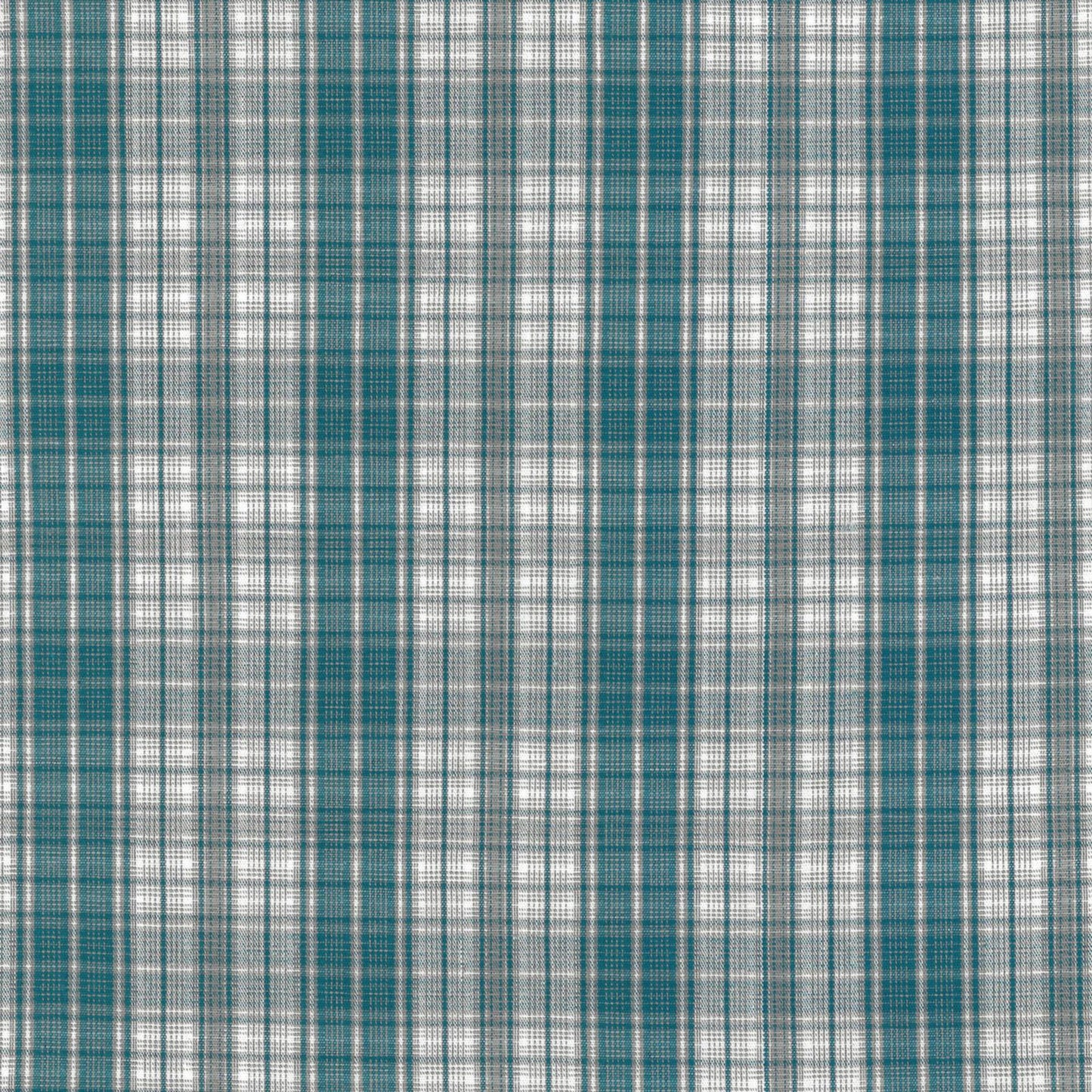 Wrangler Men's George Strait Collection Two Pocket Long Sleeve Plaid Shirt - Teal