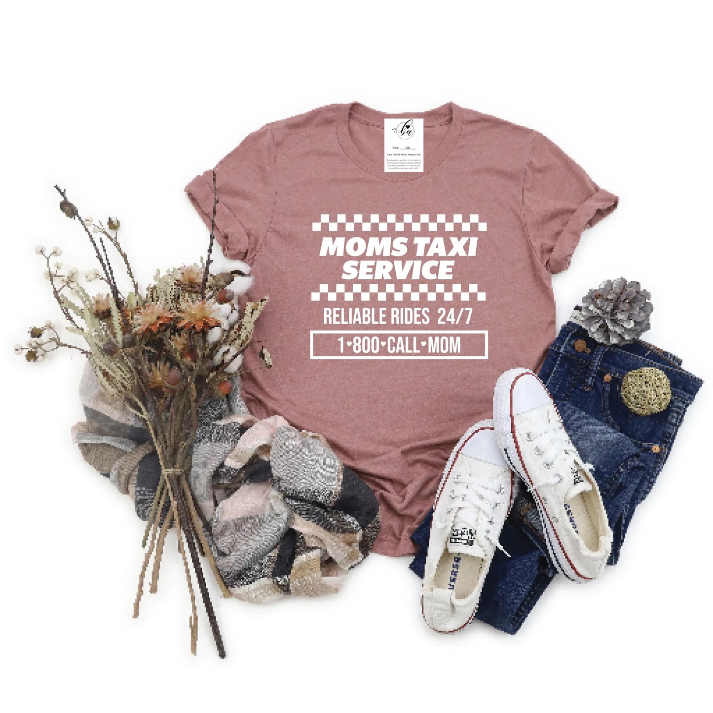 Blonde Ambition Short Sleeve Mom's Taxi Service-Multiple Colours