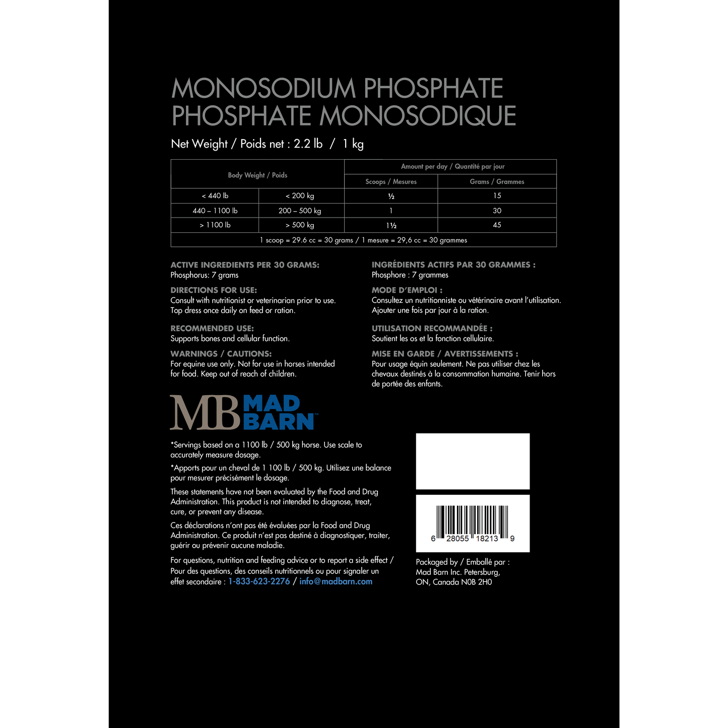 Mad Barn Monosodium Phosphate