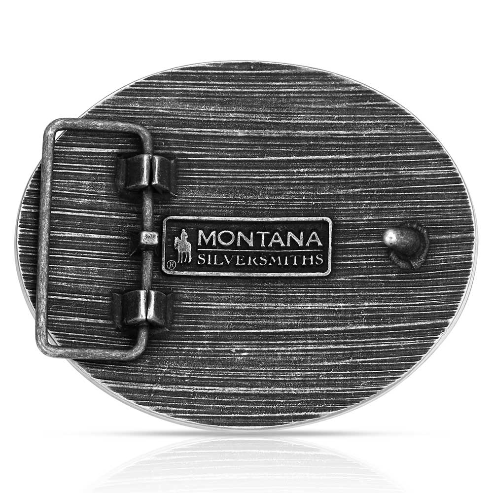 Montana Silversmiths Trio Color Rodeo Buckle