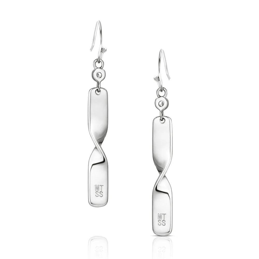 Montana Silversmiths Women's Flatland Twister Dangle Earrings